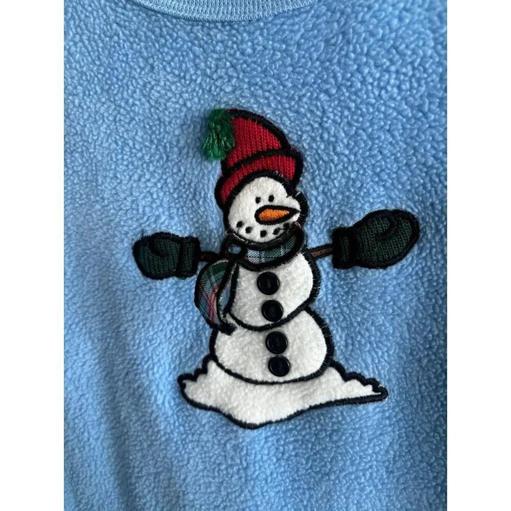 Bright future fleece snowman jumper
